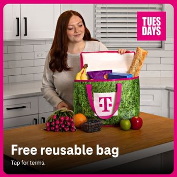 T-Mobile - Free Reusable Bag on 4/121/2026 (East Pasadena) - Mobile Phones Near Me - Pasadena, California T-Mobile - Free Reusable Bag on 4/121/2026 (East Pasadena) - Mobile Phones Near Me - Pasadena, California