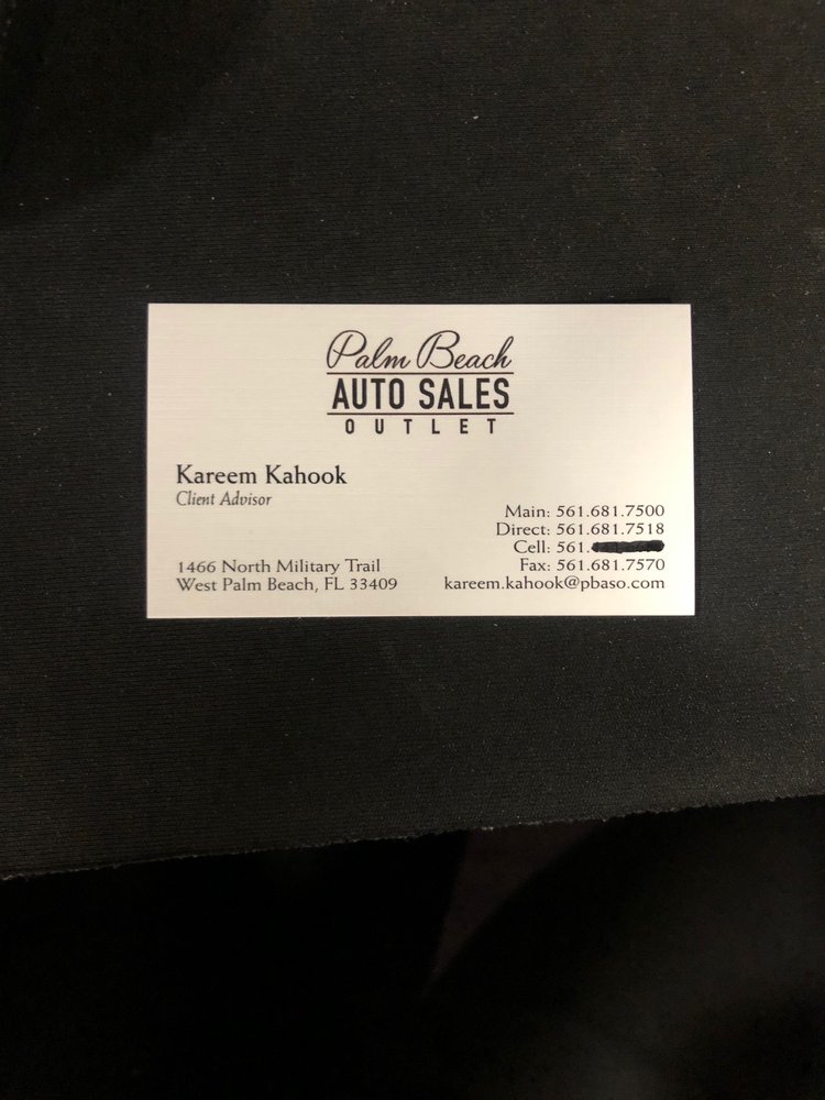 PALM BEACH AUTO SALES OUTLET 11 Reviews 2901 Okeechobee Blvd, West