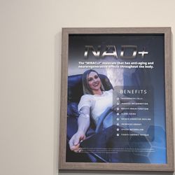 iCRYO Recovery & Wellness - NAD+ benefits listed