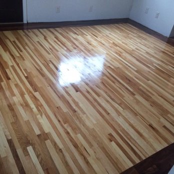 All Wood Floors - Hickory with Wallnut border - Flooring Near Me - Kennewick, Washington