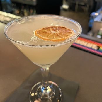 The Edison - What she's having martini- so refreshing and bright - Steakhouses Near Me - Tallahassee, Florida