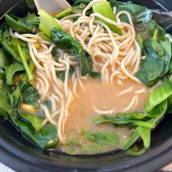 Fun Bowl - Noodles and chicken broth with green onion, Corn, spin, spicy oil. - Ramen Near Me - Wilmington, North Carolina
