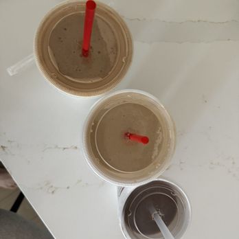 Smoothie King - None of these smoothies where correct. One of them was a remake and it was still incorrect. - Juice Bars & Smoothies Near Me - Las Vegas, Nevada Smoothie King - None of these smoothies where correct. One of them was a remake and it was still incorrect. - Juice Bars & Smoothies Near Me - Las Vegas, Nevada