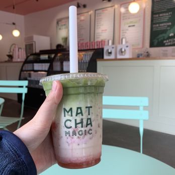 Matcha Magic Bellevue - Strawberry matcha latte - Coffee & Tea Near Me - Bellevue, Washington Matcha Magic Bellevue - Strawberry matcha latte - Coffee & Tea Near Me - Bellevue, Washington