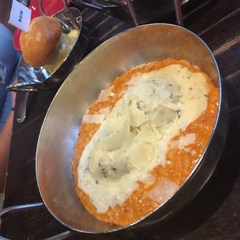 Sienna Mercato - chicken meatball with tomato risotto and fresh Parmesan - Italian Near Me - Pittsburgh, Pennsylvania