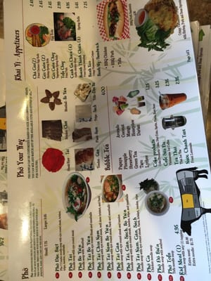 Menu photo 7 Pho 7 Kent, WA