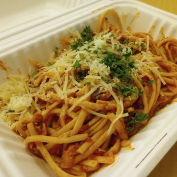 Café Urban - Pasta Special $8. Chicken and linguine puttanesca. - Cafes Near Me - Ottawa, Ontario