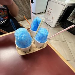 Coconut snowcones.