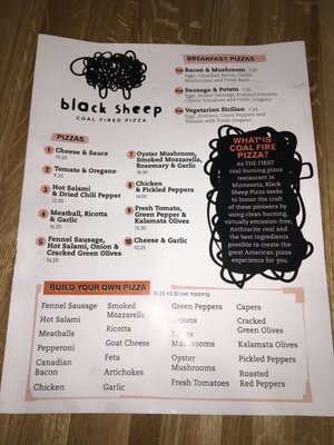Menu photo 5 Black Sheep Coal Fired Pizza Saint Paul, MN Menu photo 5 Black Sheep Coal Fired Pizza Saint Paul, MN