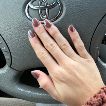 Luxia Nails and Spa - brown nails with chrome - Nail Salons Near Me - Naperville, Illinois Luxia Nails and Spa - brown nails with chrome - Nail Salons Near Me - Naperville, Illinois