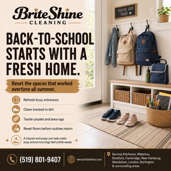 Brite Shine Cleaning - Home Cleaning Near Me - Stratford, Ontario Brite Shine Cleaning - Home Cleaning Near Me - Stratford, Ontario