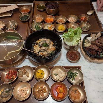 Kunjip Tofu - Picture of all the food we got. - Korean Near Me - Mountain View, California