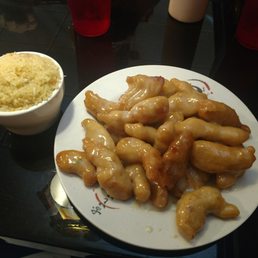 Coconut chicken and fried rice....YUM!!! Coconut chicken and fried rice....YUM!!!