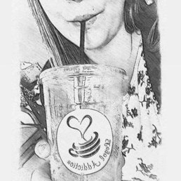 32oz iced Carmel latte