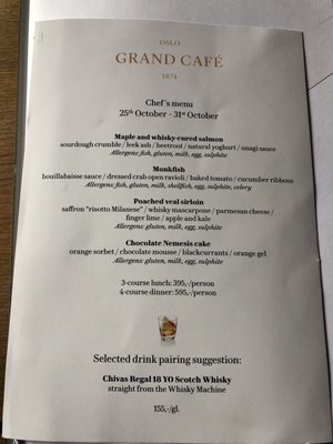 Menu photo 3 Grand Café Oslo, 03 Menu photo 3 Grand Café Oslo, 03