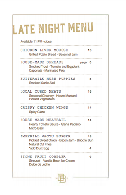 Menu photo 7 Burdock + Bitters Omaha, NE