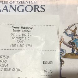Games Workshop - Fraud - charged $10 more than the label on the box