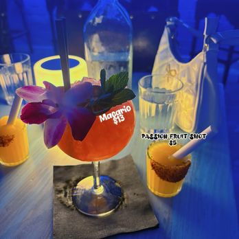 Blue Rabbit Bar - Marcario & passion fruit shot - Mexican Near Me - San Pablo, California