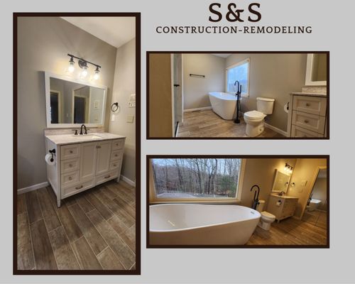 S & S Construction Remodeling Logo
