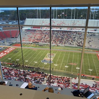 Carter-Finley Stadium - Carter Finley from the press box. - Stadiums & Arenas Near Me - Raleigh, North Carolina