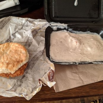 Biscuitville - Biscuits and gravy with honey chicken sandwich - Breakfast & Brunch Near Me - Lynchburg, Virginia Biscuitville - Biscuits and gravy with honey chicken sandwich - Breakfast & Brunch Near Me - Lynchburg, Virginia