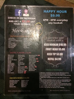 Menu photo 3 Hidden Cafe Anaheim Hills, CA