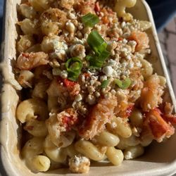 Food Truck Rodeo - Macarollin and a beer at the Food Truck Rodeo hits the spot.