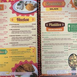 Chelo’s Taqueriay & Neveria - Menu 04.16.25