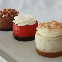 All the Crave Cheesecakes - Chocolate Truffle Turtle, Red Velvet and Italian Cream