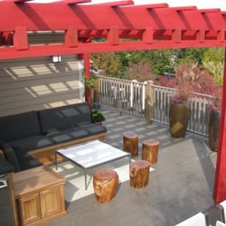 Jean Brooks Landscapes - A beautiful outdoor kitchen and seating area in one of our rooftop gardens!