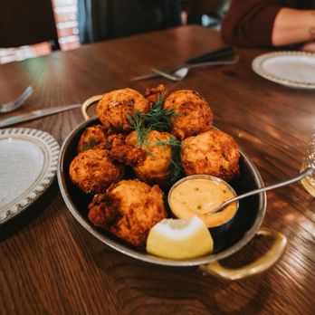 Butcher & The Boar - Blue Crab Beignets - Salad Near Me - Minneapolis, Minnesota Butcher & The Boar - Blue Crab Beignets - Salad Near Me - Minneapolis, Minnesota