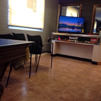 TaperZ Barbershop - First time here. First impression of the shop is that it is a Clean place. Pool table and TV as entertainment. - Barbers Near Me - Colton, California TaperZ Barbershop - First time here. First impression of the shop is that it is a Clean place. Pool table and TV as entertainment. - Barbers Near Me - Colton, California