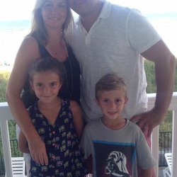 Scarpulla Family Chiropractic - Dr Scarpulla with his wife and children.