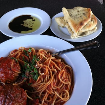 Babbo Italian Eatery - Mon & Tues. Special. $5.99 Spaghetti & Meatballs. Great Value. Filling & the bread & unique olive oil dipping sauce is the Bomb! - Italian Near Me - Glendale, Arizona