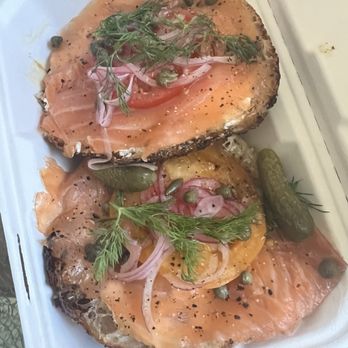 Courage Bagels - Smoked salmon w/ everything bagel - Bagels Near Me - Los Angeles, California Courage Bagels - Smoked salmon w/ everything bagel - Bagels Near Me - Los Angeles, California