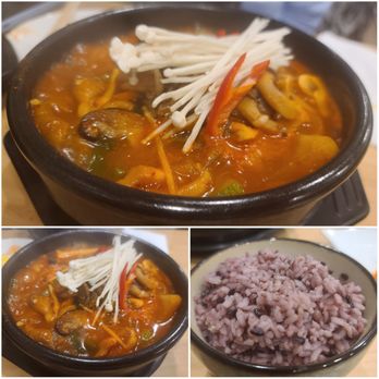 Jang Dok Dae - Spicy mushroom stew with pork - Korean Near Me - Flushing, New York