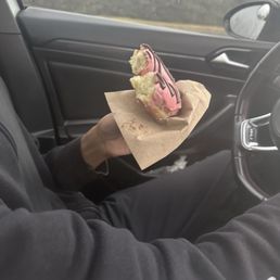 Strawberry donut