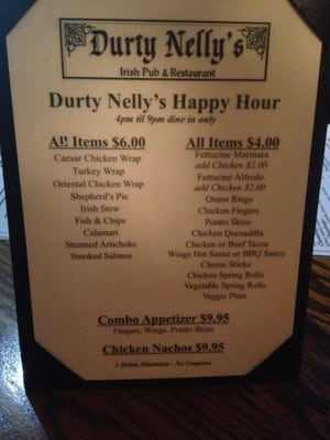 Menu photo 8 Durty Nelly's Costa Mesa, CA Menu photo 8 Durty Nelly's Costa Mesa, CA