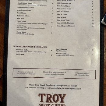 Troy - Menu April 2023 - Mediterranean Near Me - Martinez, California Troy - Menu April 2023 - Mediterranean Near Me - Martinez, California