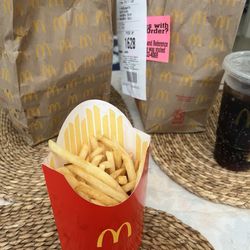 McDonald's - Large order of fries, half filled?