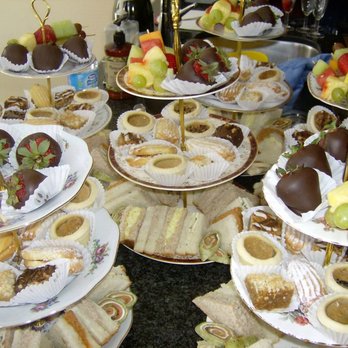 Vintage Tea Party Rentals - 3-tiered stands we rented for Afternoon Tea Party - Party & Event Planning Near Me