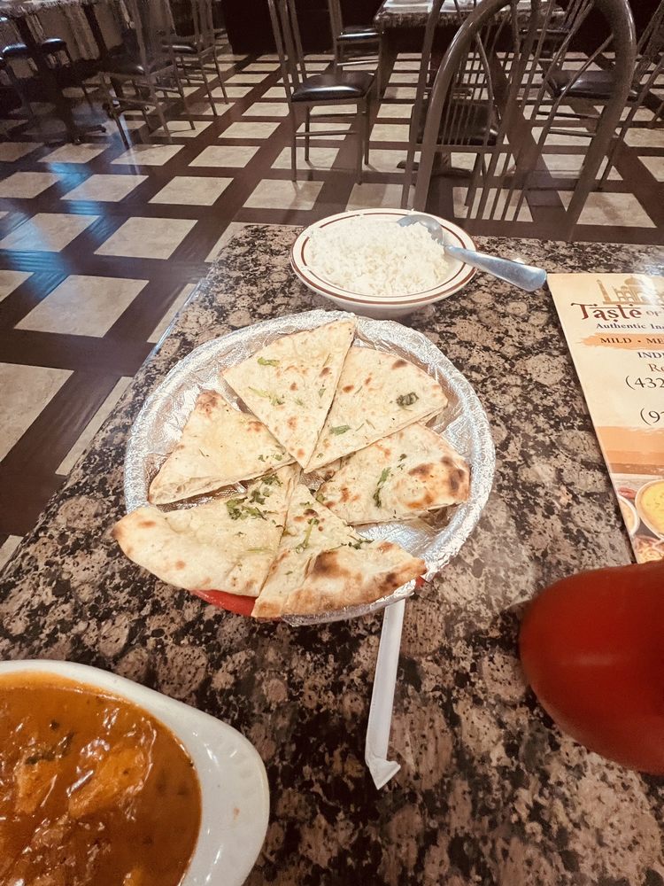 Food from Taste of India-Permian Basin