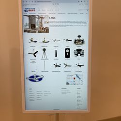 Kiosk that rolls around the showroom