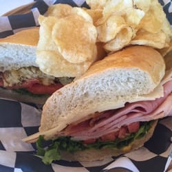 Emilio's General Store - Half of the crab cake and half of the Emilio's club!