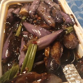 Chengdu 1 - Mmmm eggplant in garlic sauce was perfectly cooked intact but soft - Szechuan Near Me - Jersey City, New Jersey Chengdu 1 - Mmmm eggplant in garlic sauce was perfectly cooked intact but soft - Szechuan Near Me - Jersey City, New Jersey