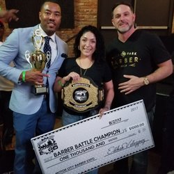 West Park Barber Shop - Female champ!!