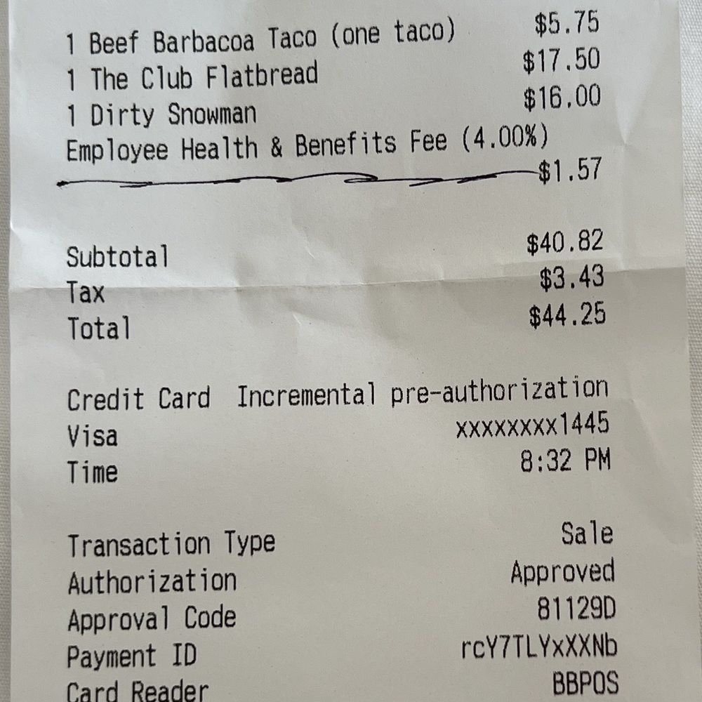 Tipsy Putt - 4% for employee health plan? Now I've seen it all. - Pubs Near Me - South Lake Tahoe, California