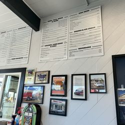 Machado Burgers - Great big menu