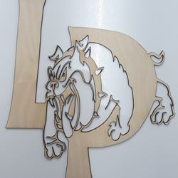 Custom Lazer Creations - School Logo Cut Out