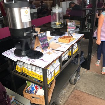 Beach Plum Kitchen - Free coffee, water and baked good while waiting outside ! - New American Near Me - Carlsbad, California